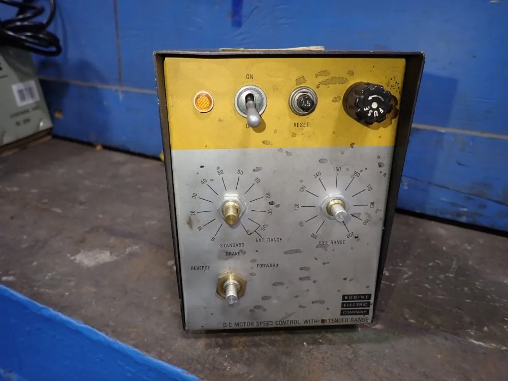 Bodine Electric Motor Speed Control - Ash-201