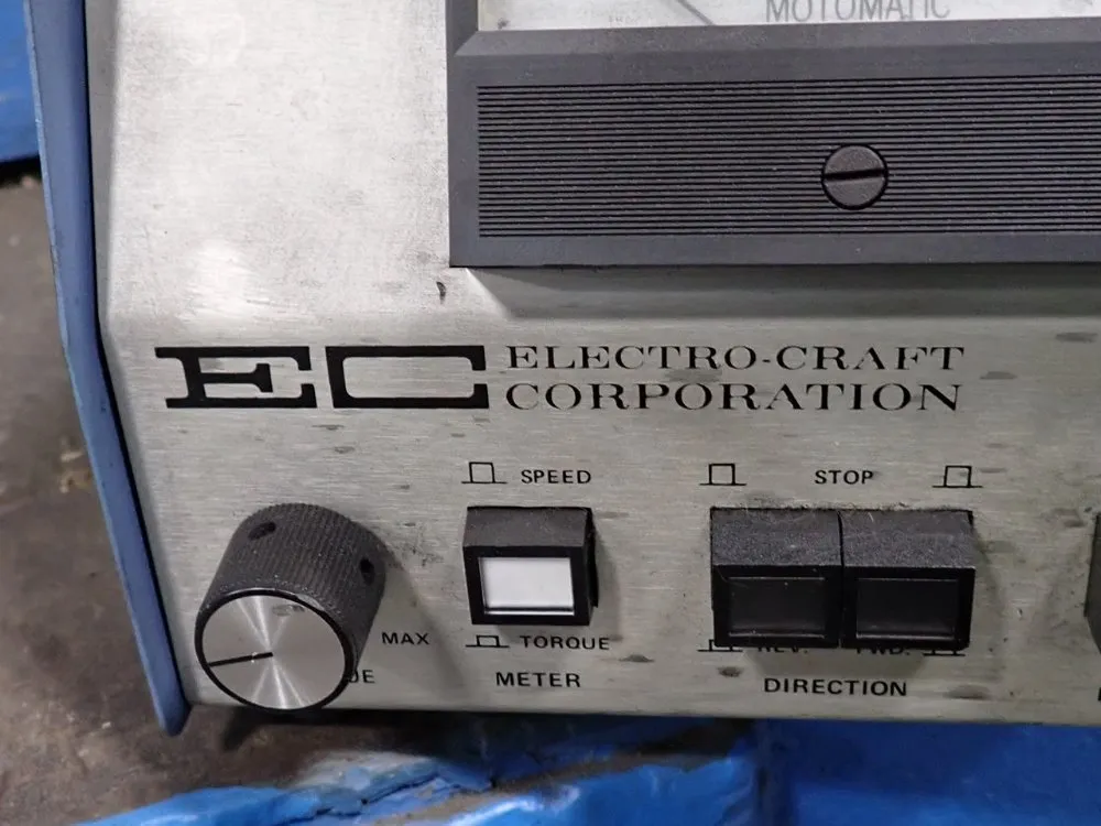 Electro Craft Corporation Drive Speed Controller - E-652-m