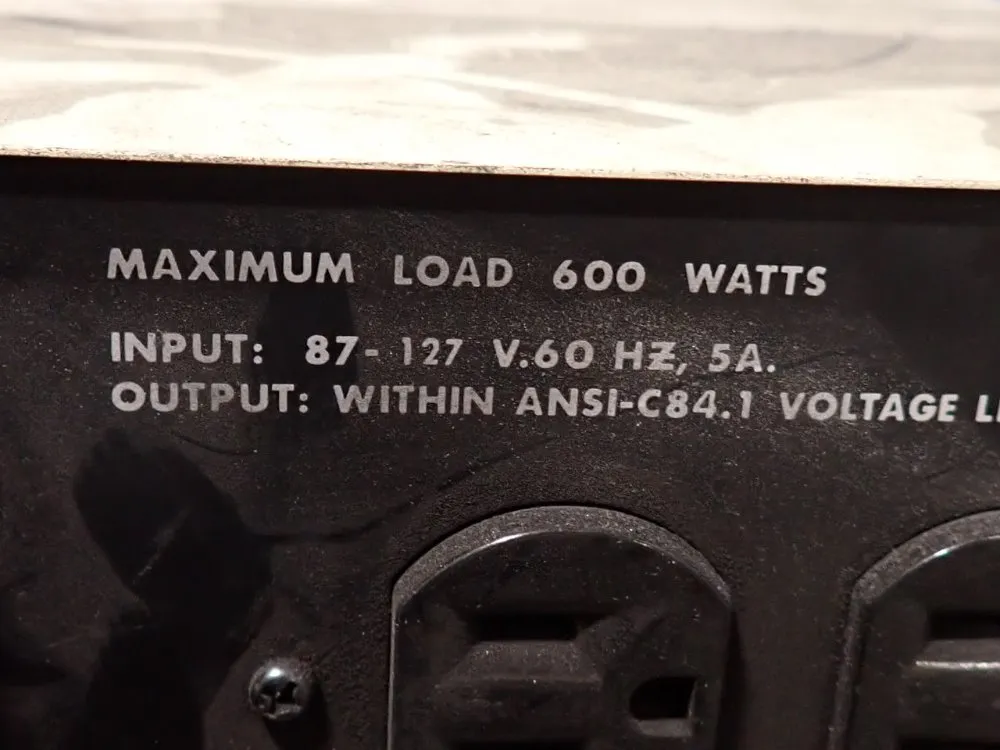 Trippe Mfg Co 600 Watts Line Stabilizer / Conditioner - Ls-600b