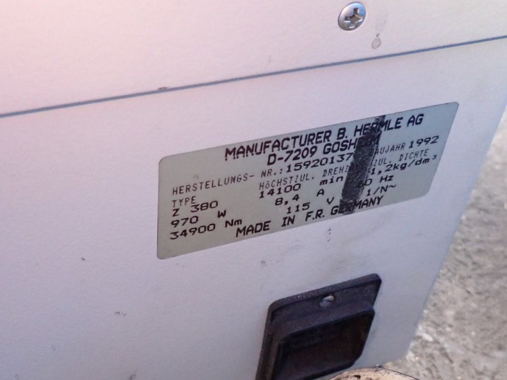 Fisher Scientific Centrifuge - D-7209