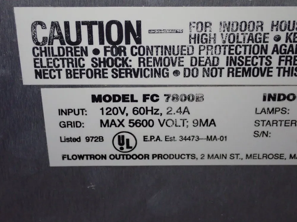 Flow Tron Fly Control Devices - 7800b