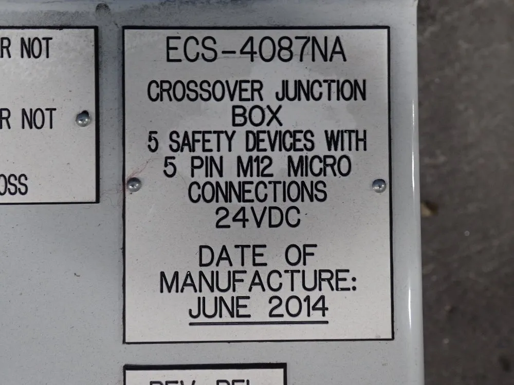 Crossover Junction Box - Ecs-4087na