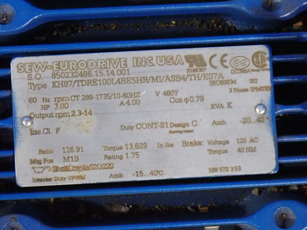 Sew Euro-drive Gear Drive - 8502232486.15.14.001