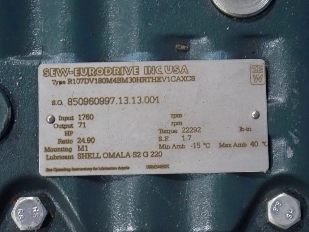 Sew Euro-drive Gear Drive - 850960997.13.13.001