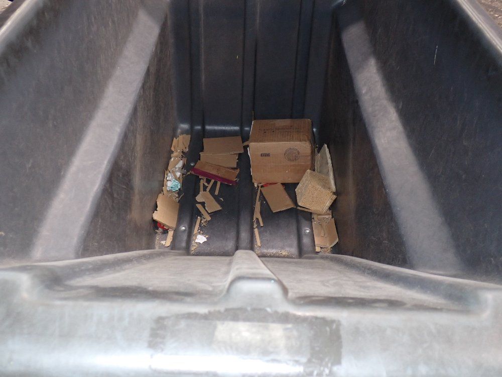 Global 63" X 27" X 34" Waste Bin