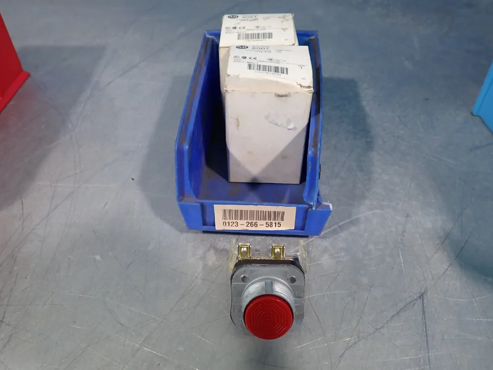 Allen-bradley Push Button, Non-illuminated, Qty: 2 - 800t-a6d1