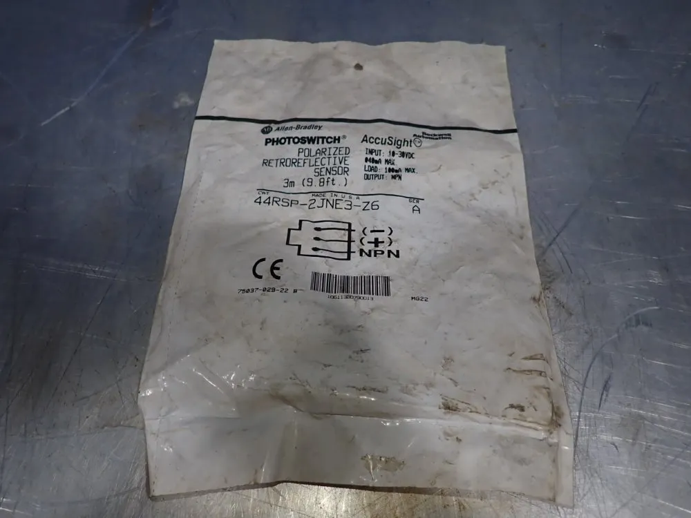 Allen-bradley 9.8 Ft Polarized Retroreflective Sensor - 44rsp-2jne3-z6