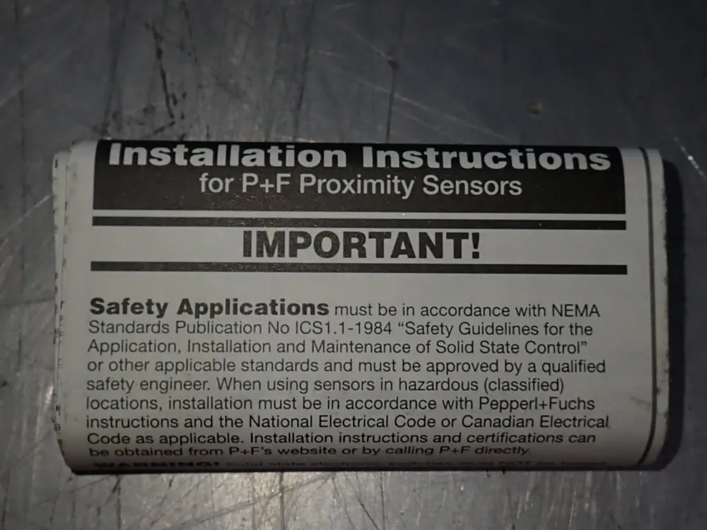 Pepperl + Fuchs Inc Proximity Sensor - Nbn30-l2-a2-c-v1