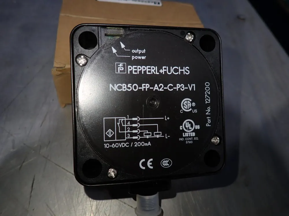 Pepperl + Fuchs Inc Inductive Sensor - Ncb50-fp-a2-c-p3-v1