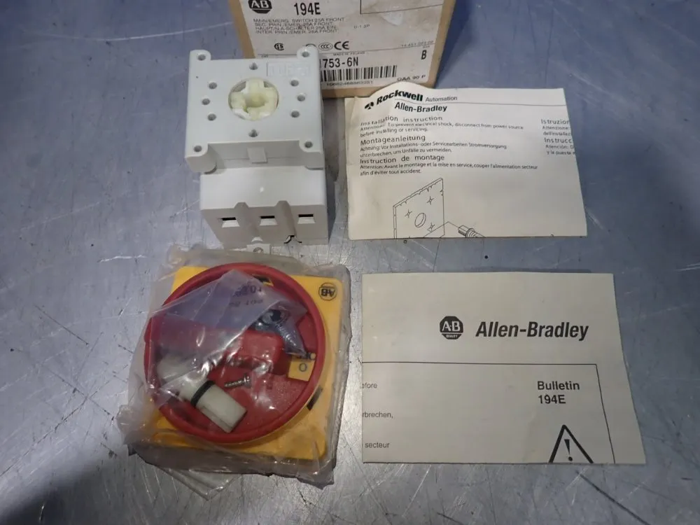Allen-bradley Emergency Switch - 194-e25-1753-6n