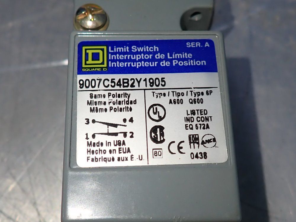 Square D Limit Switch - 9007c54b2y1905