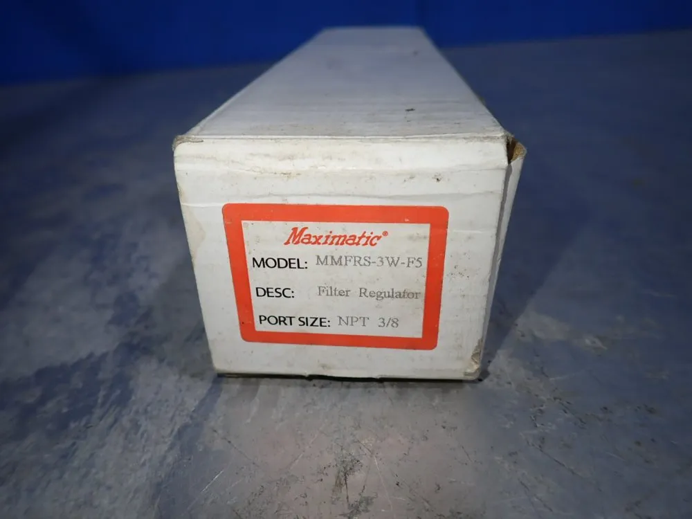 Clippard 3/8" Filter Regulator - Mmfrs-3w-f5