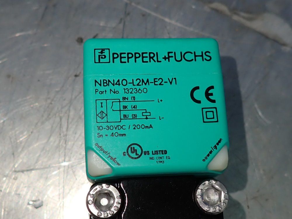 Pepperl + Fuchs Inc Inductive Sensor - Nbn40-l2m-e2-v1