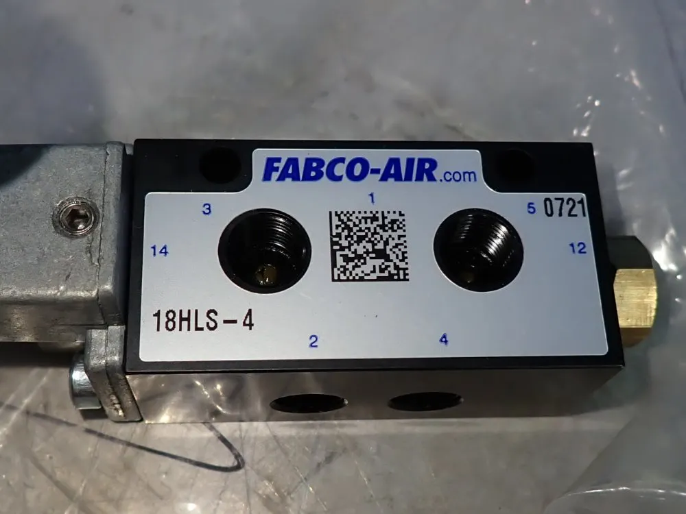 Fabco-air Pneumatic Valve - 18hls-4