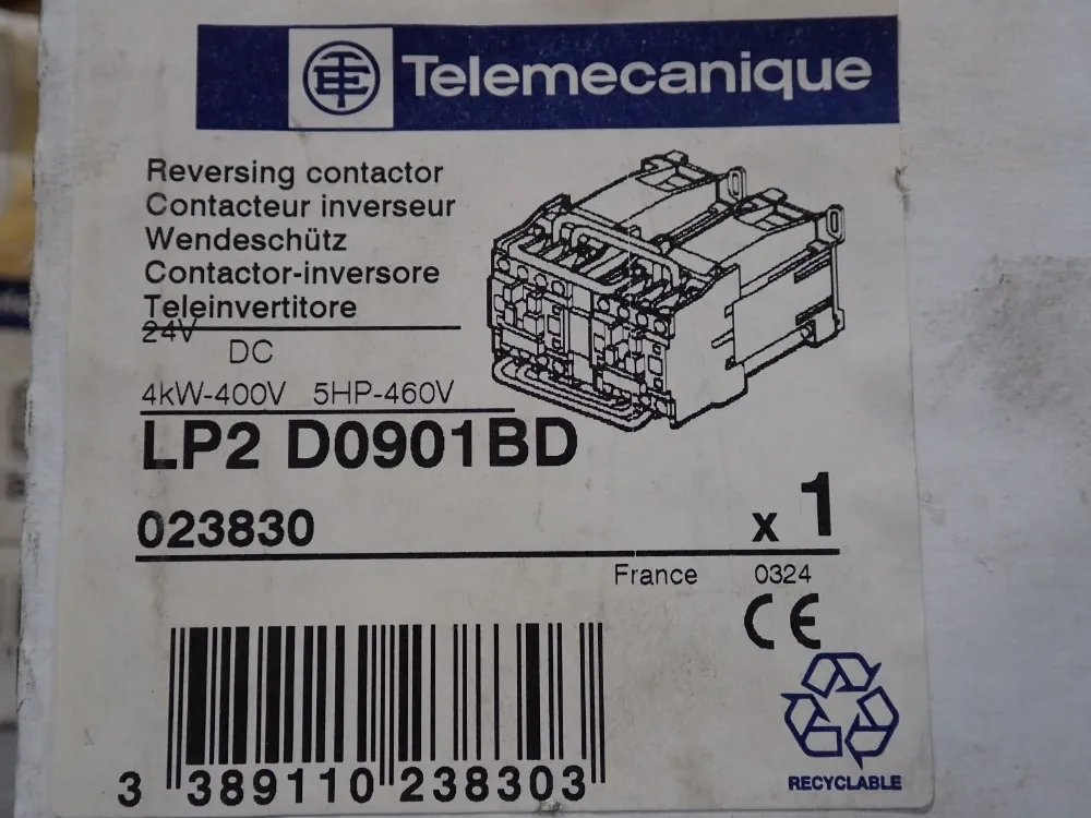 Schneider Electric Telemecanique Contactor Reversing - Lp2-d0901-bd