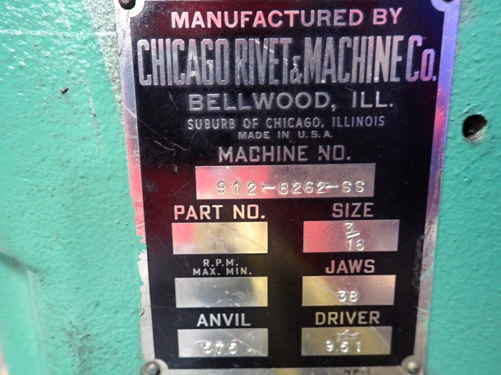 Chicago Rivet Riveter - 912-8262-99
