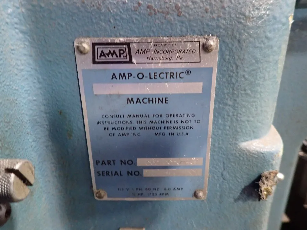 Amp .025 Hp Crimper Press