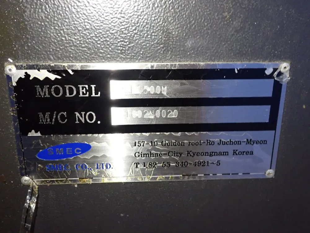 Smec Cnc Lathe - Sl1500m