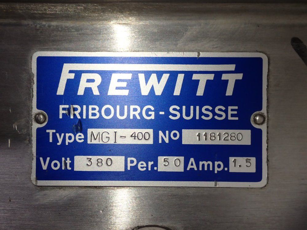 Frewitt Granulator - Mgi-400