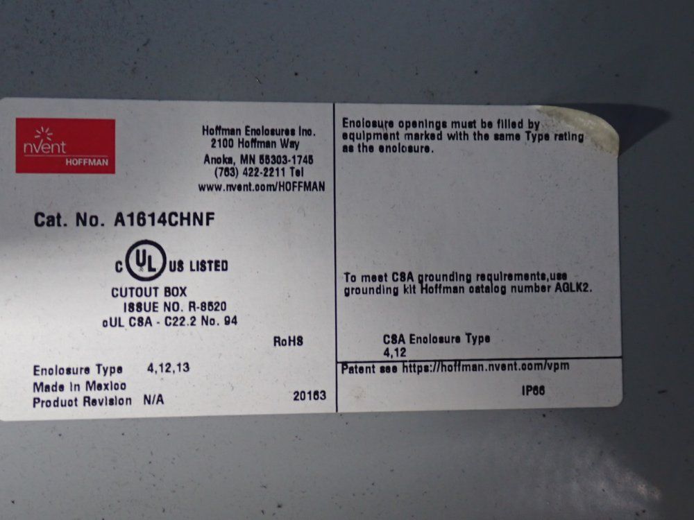 Distribution Box - A1614chnf