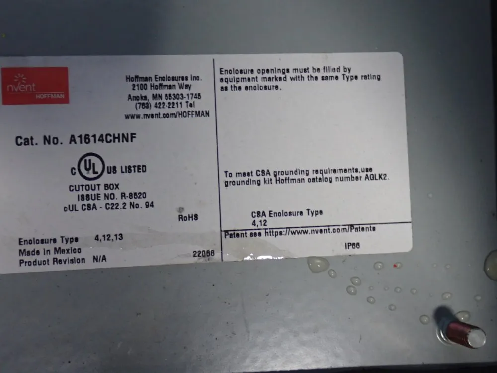 Distribution Box - A1614chnf