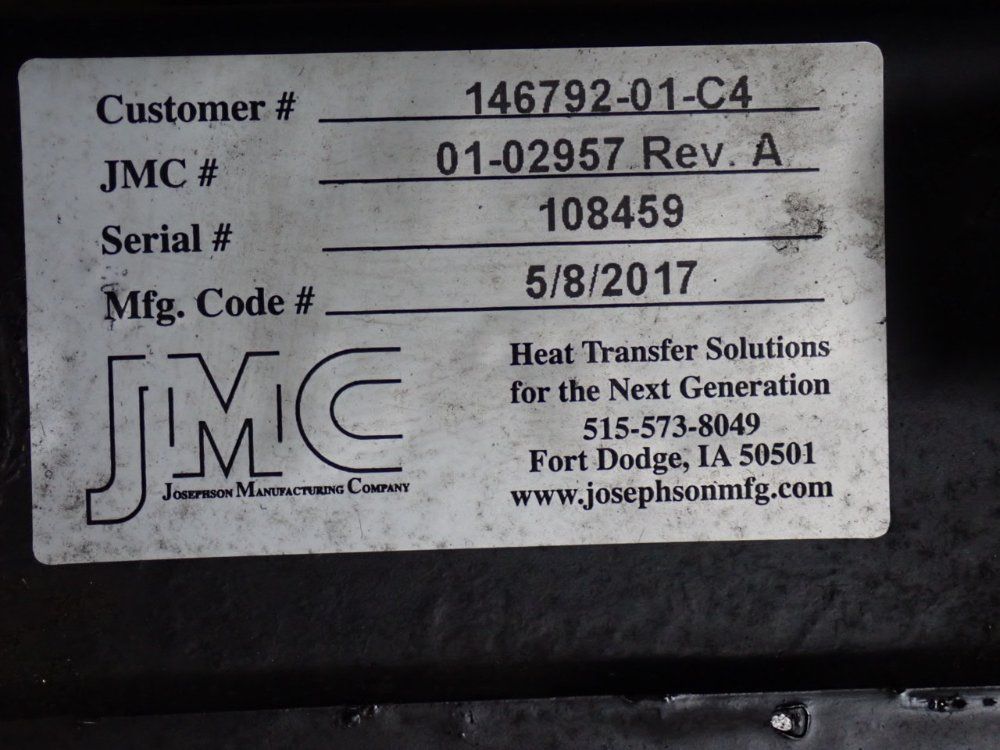 Jmc Radiator - 01-02957 Rev. A