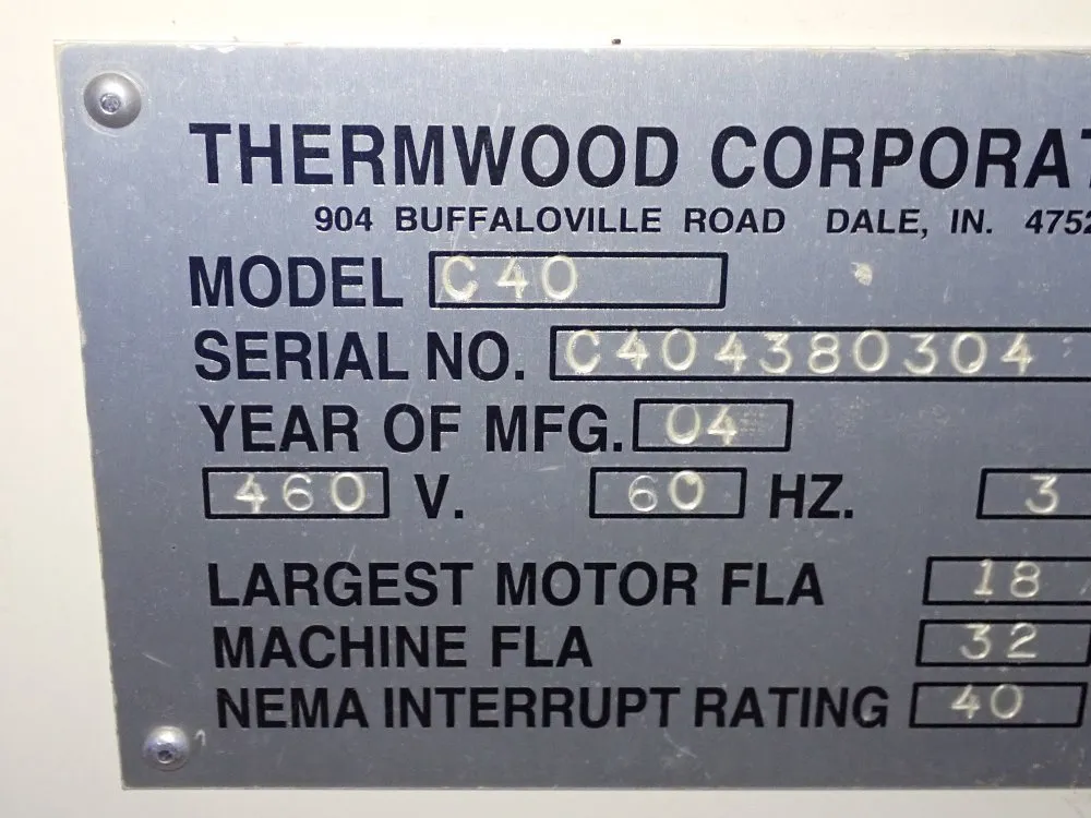 Thermwood 60" X 60" Cnc Router - C40