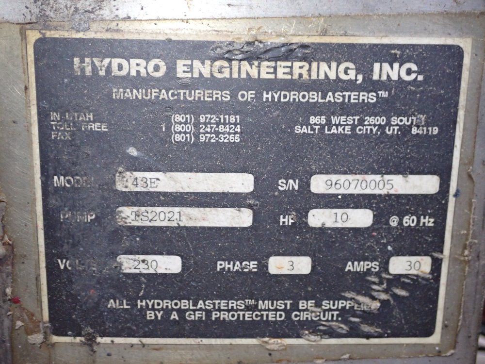 Hydro Engineering 10 Hp Drive - 143e
