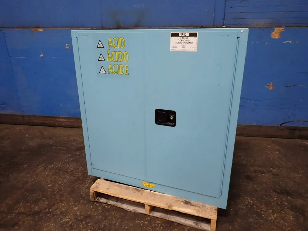 Uline 30 Gallon Corrosive Storage Cabinet - H-3775s