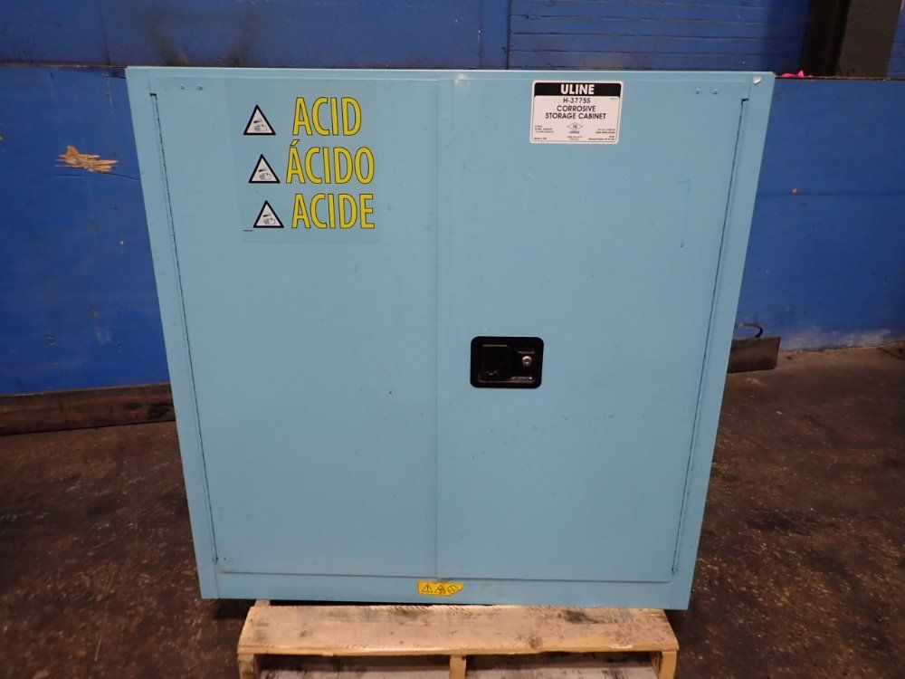 Uline 30 Gallon Corrosive Storage Cabinet - H-3775s