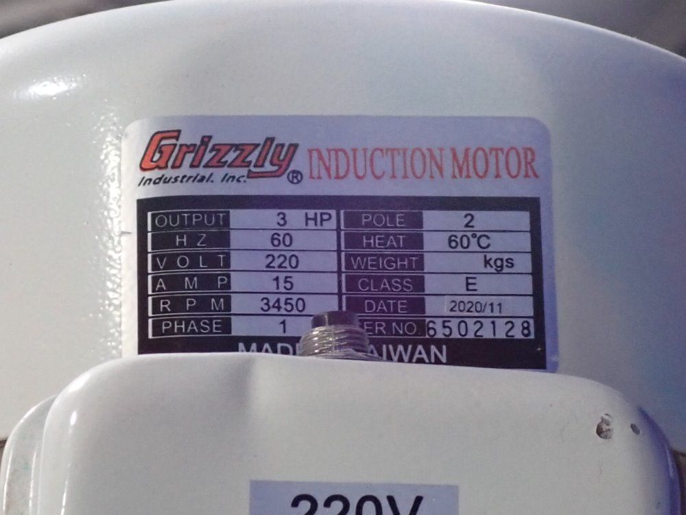 Grizzly 3 Hp Dust Collector - G0862