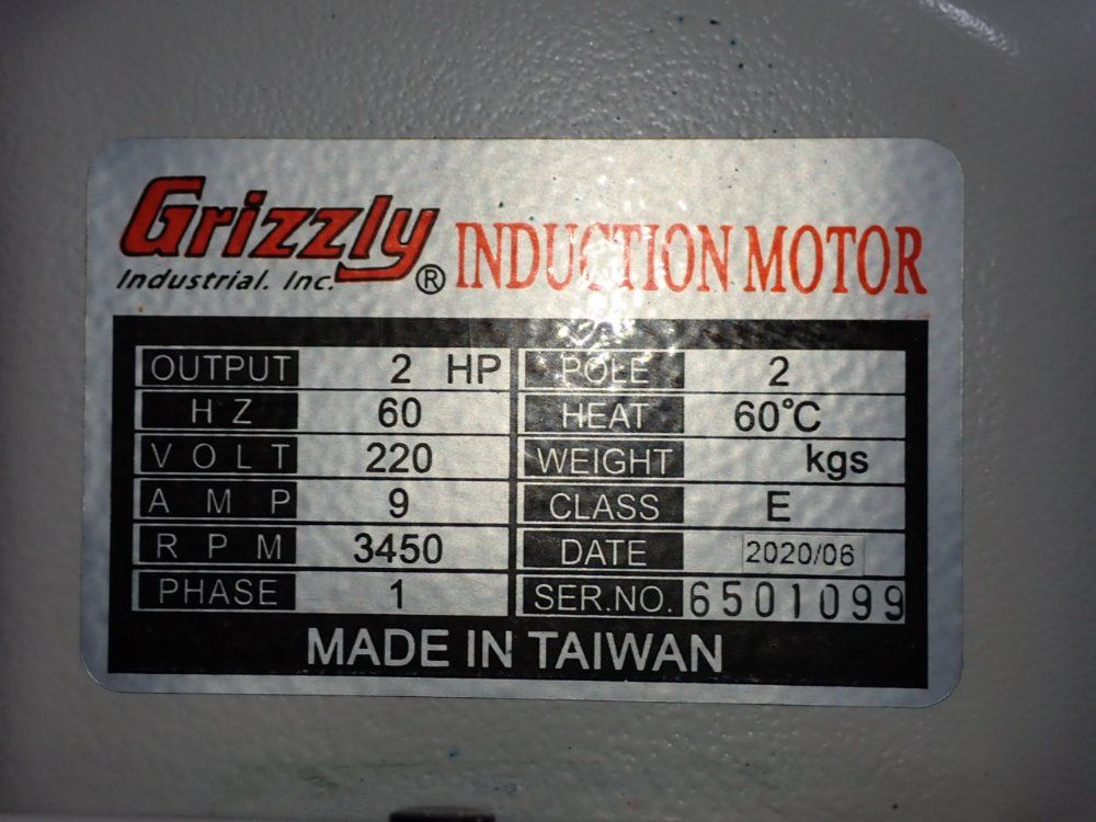 Grizzly 2 Hp Dust Collector - G0861