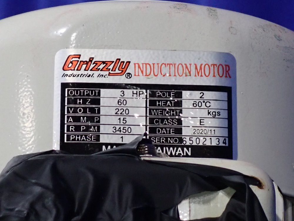 Grizzly 3 Hp Dust Collector