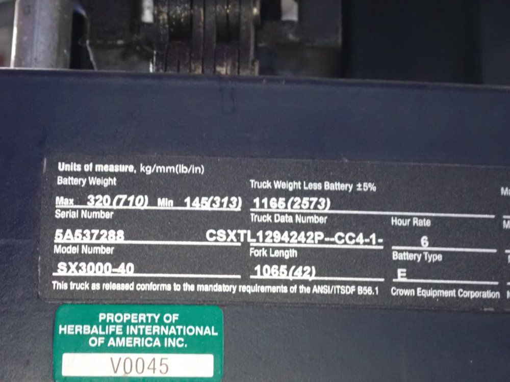 Crown  Electric Walk Behind Forklift