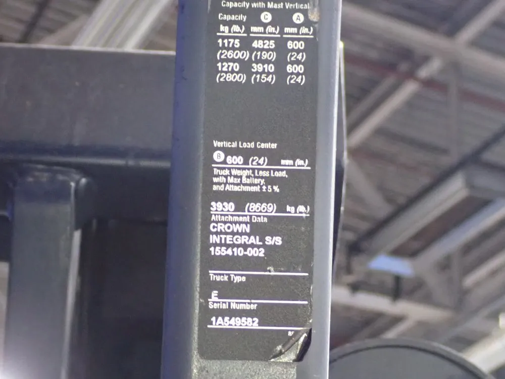 Crown 2600 Lbs Electric Stand Up Forklift - Rc 5500 Series