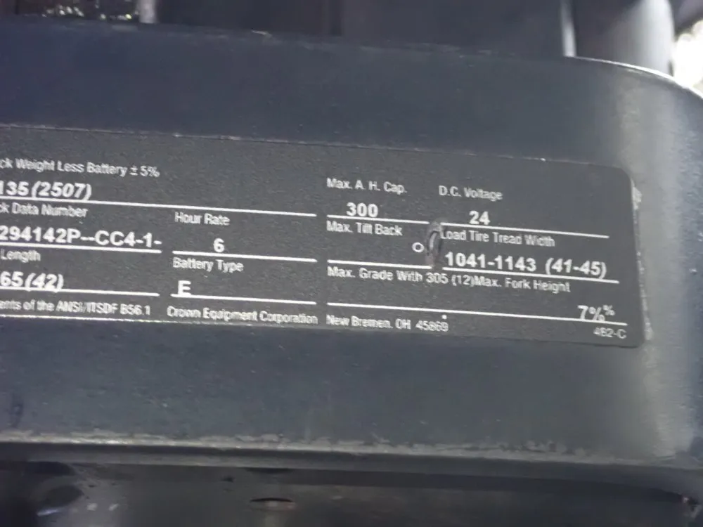 Crown 4000 Lbs Electric Walk Behind Forklift - Sx 3000 Series