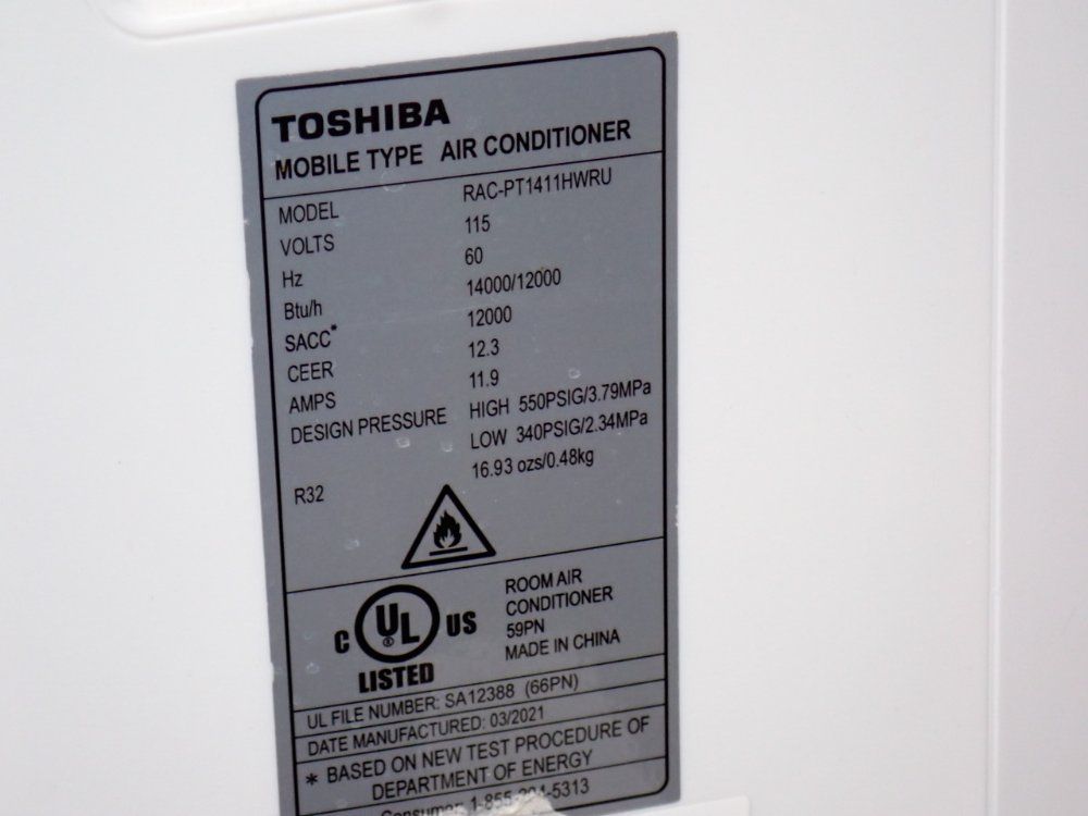 Toshiba Air Conditioner - Rac-pt1411hwru