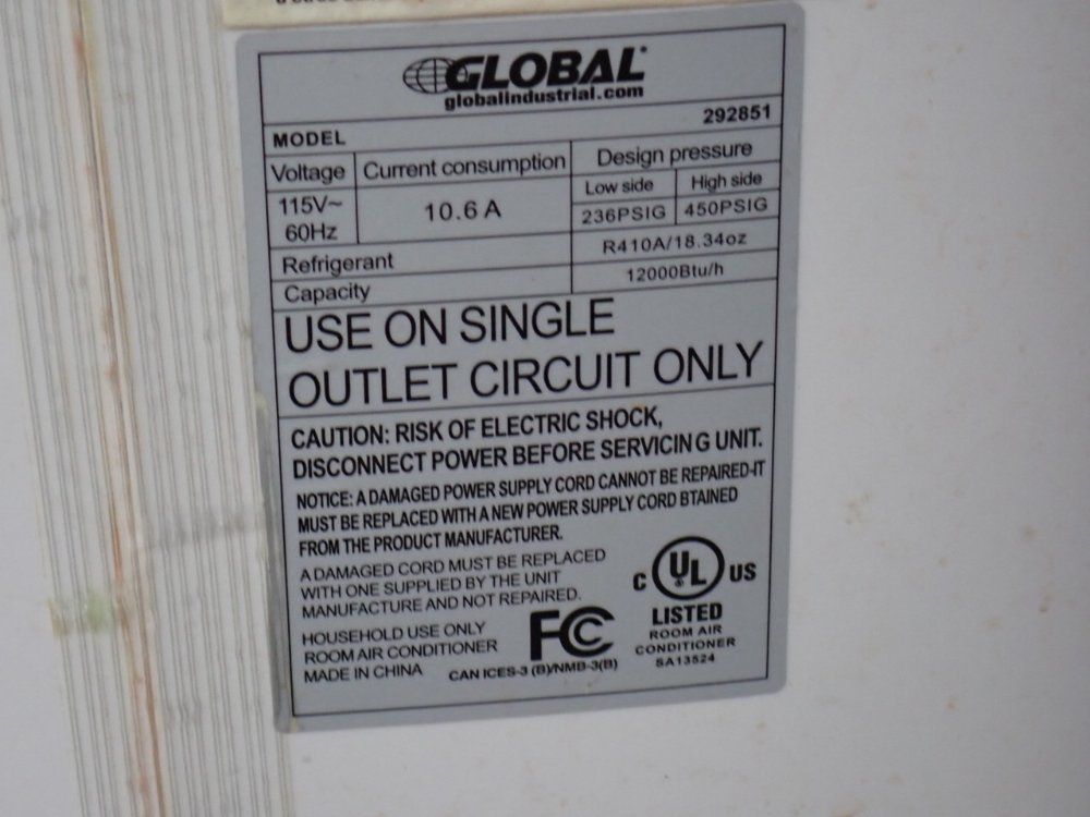 Global Industrial Air Conditioner - 292851