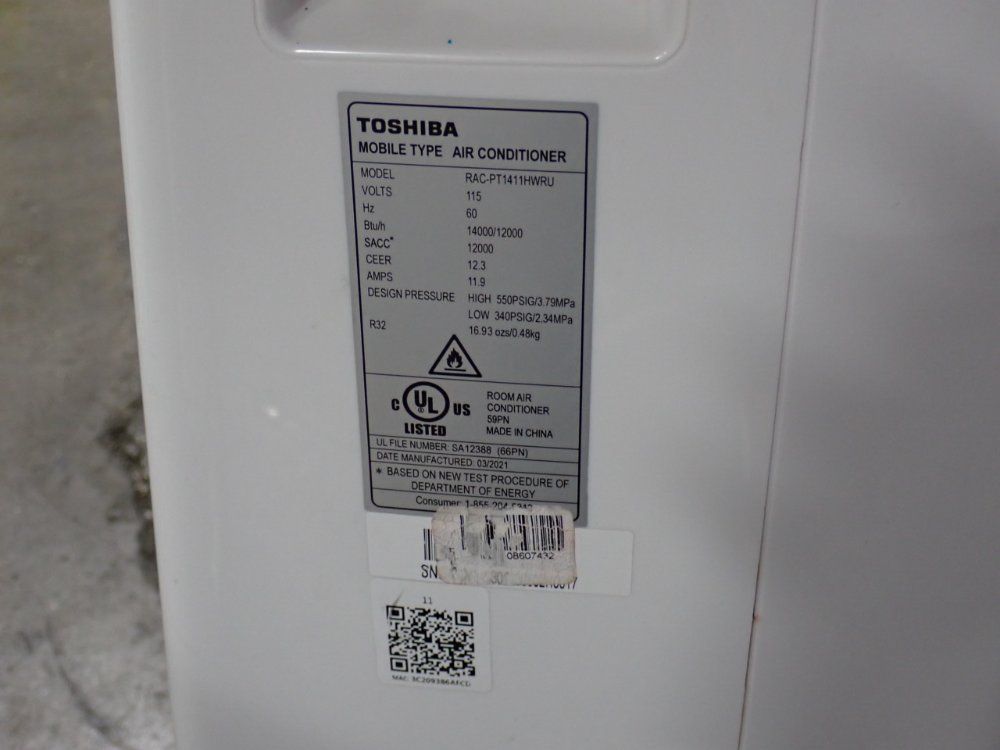 Toshiba Air Conditioner - Rac-pt1411hwru