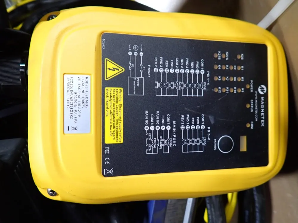 Magnetek Radio Control System Receiver, Lever Controller - Flex6ex2