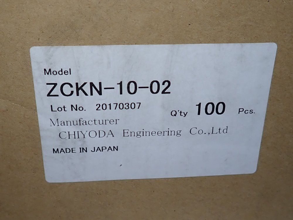 Chiyoda Engineering Co Brass Pneumatic Fittings - Zckn-10-02