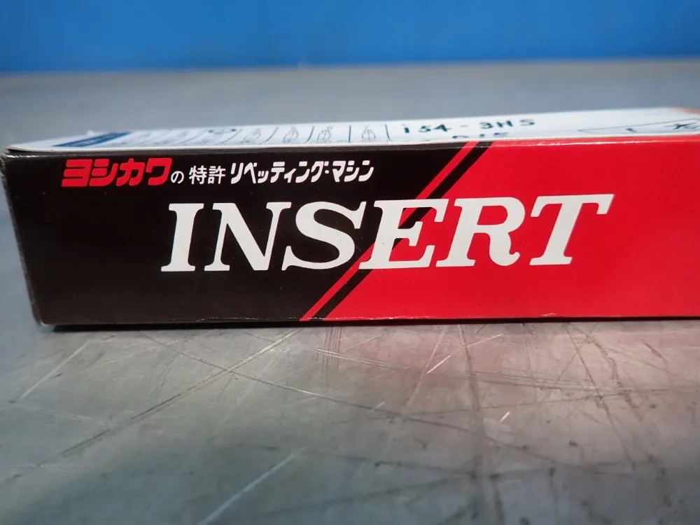Yoshikawa Iron Works Co Lot Of 8 Riveting Machine Inserts