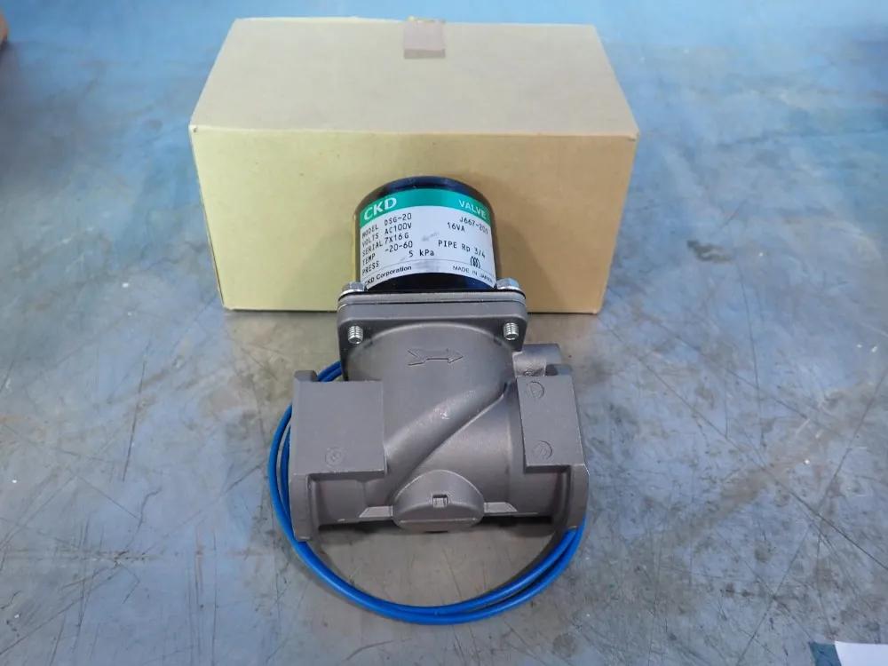 Ckd Corp 16w Gas Shut Off Valve - Dsg-20-3m-ac100v