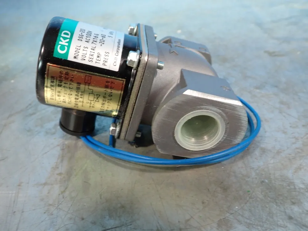 Ckd Corp 16w Gas Shut Off Valve - Dsg-20-3m-ac100v