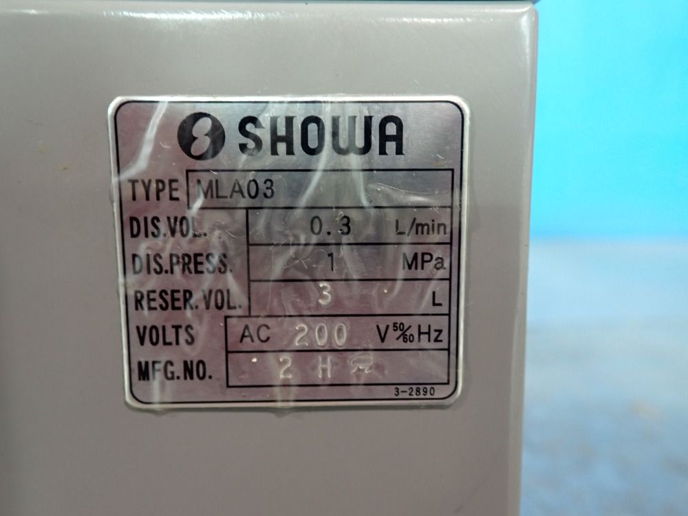 Showa 200v Lubrication Pump - Mla03