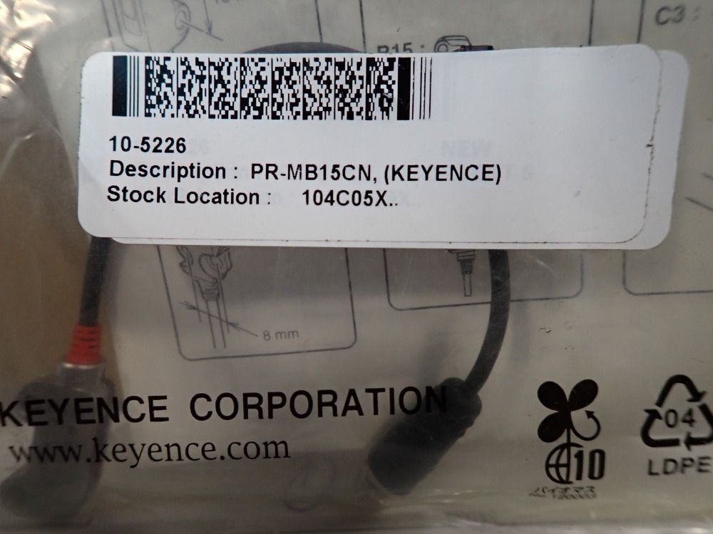 Keyence Photoelectric Sensor - Pr-mb15cn