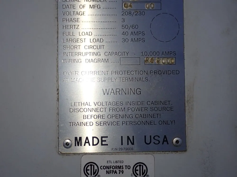 Haas 23" X 52" Cnc Vmc - Vf5