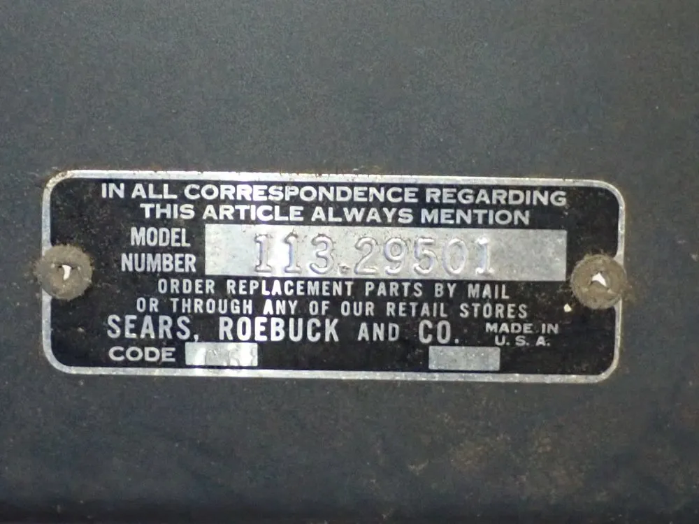 Craftsman 10" Radial Arm Saw - 113.29501