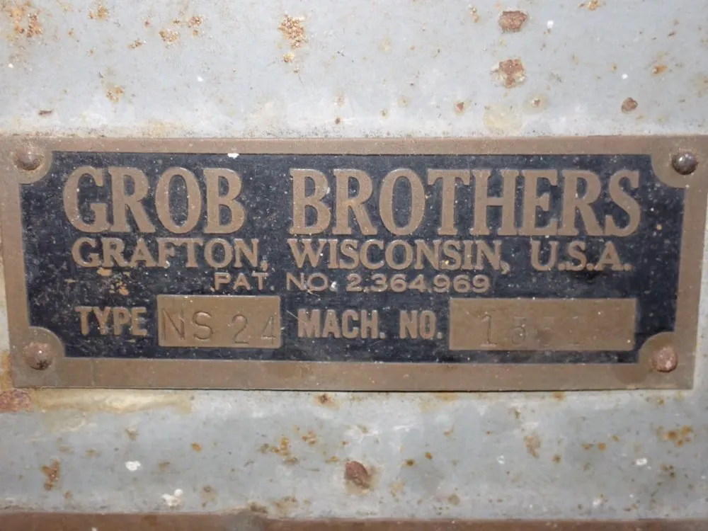 Grob 24" Vertical Band Saw - Ns24