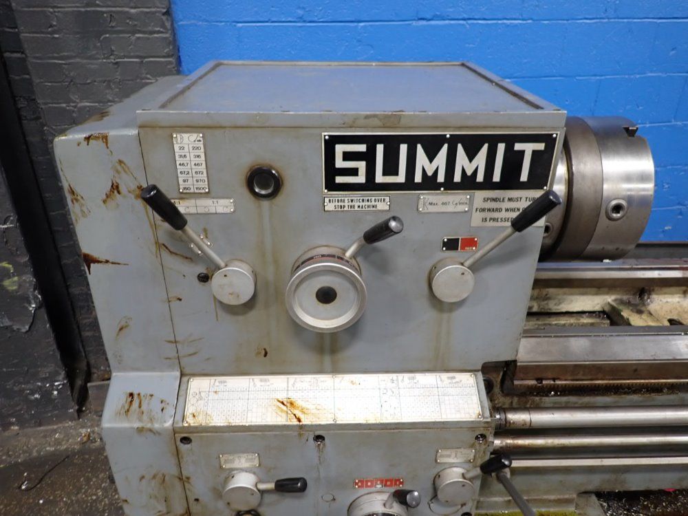 Summit 19"/21" X 87" Gap Bed Lathe - 17-3x80